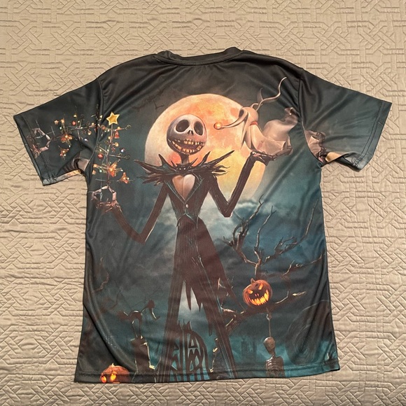 Kids XL Nightmare before Christmas Jack Skeleton Zero dry fit style shirt - Picture 2 of 3